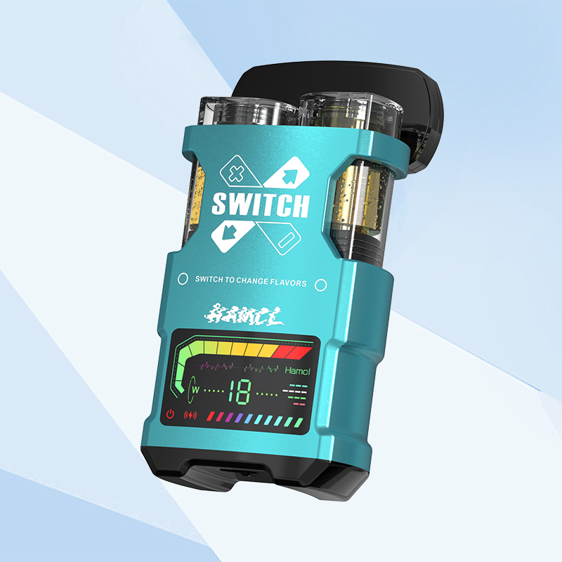 HD003 Switch 10000puffs Daul Mesh Coil Single Shot Unique 2 changeable Flavour Vape