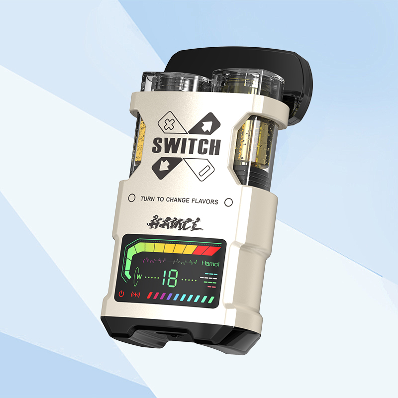 HD003 Switch 10000puffs Daul Mesh Coil Single Shot Unique 2 changeable Flavour Vape