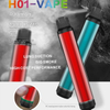 2500 Puffs Pen Style Rechargeable Disposable Vape With Colored Light