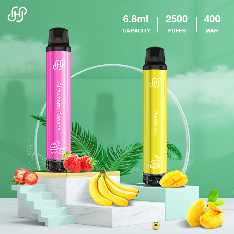 Colorful LED Light Cherry ice 2500 Puffs Disposable vape