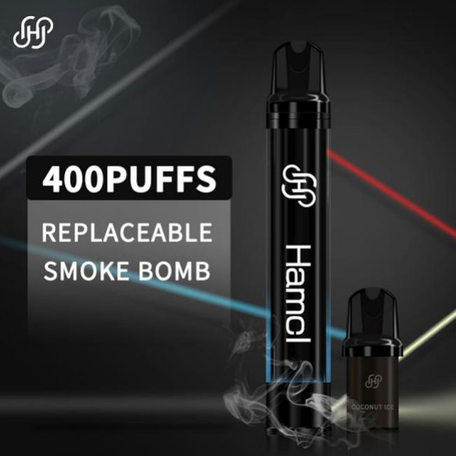 400 Puffs Replaceable Pod Vape Rechargeable Battery E-cigarette