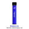 Good Taste Amber Blue razz ice 1000 Puffs Disposable Electronic Cigarette In Stock Wholesale Vape